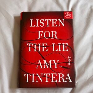 Listen for the Lie by Amy Tintera - Red Hardcover Novel